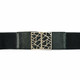 Corset Waist Belt with Gold Buckle